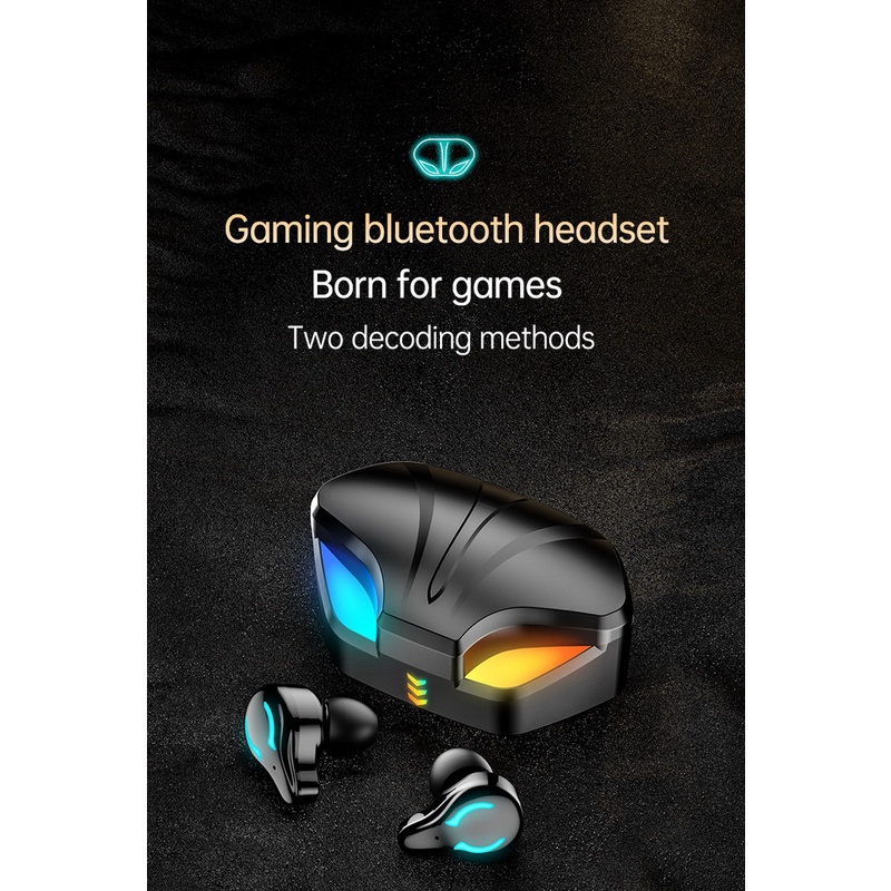 Tai nghe không dây X1 Bluetooth TWS Tai nghe chơi game âm thanh nổi thể thaoTai nghe Thể thao chống nước TWS Earbuds có