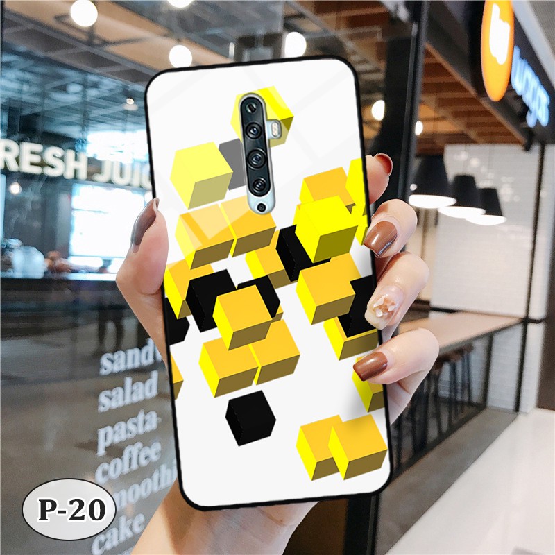 Ốp lưng kính OPPO Reno 2F- hình 3D