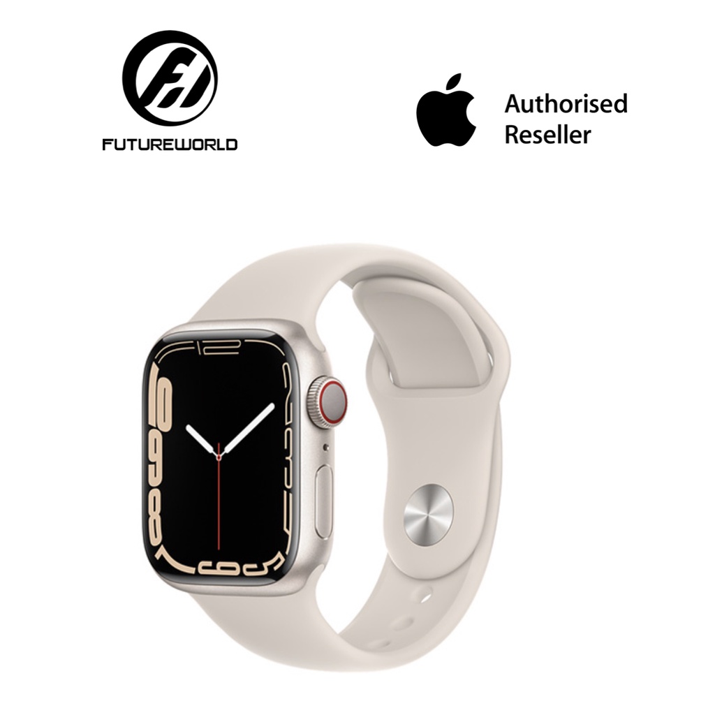 [Trả góp 0%] Đồng hồ thông minh Apple Watch Series 7 AL GPS + Cellular 41mm- Hàng Chính Hãng [Futureworld- APR]