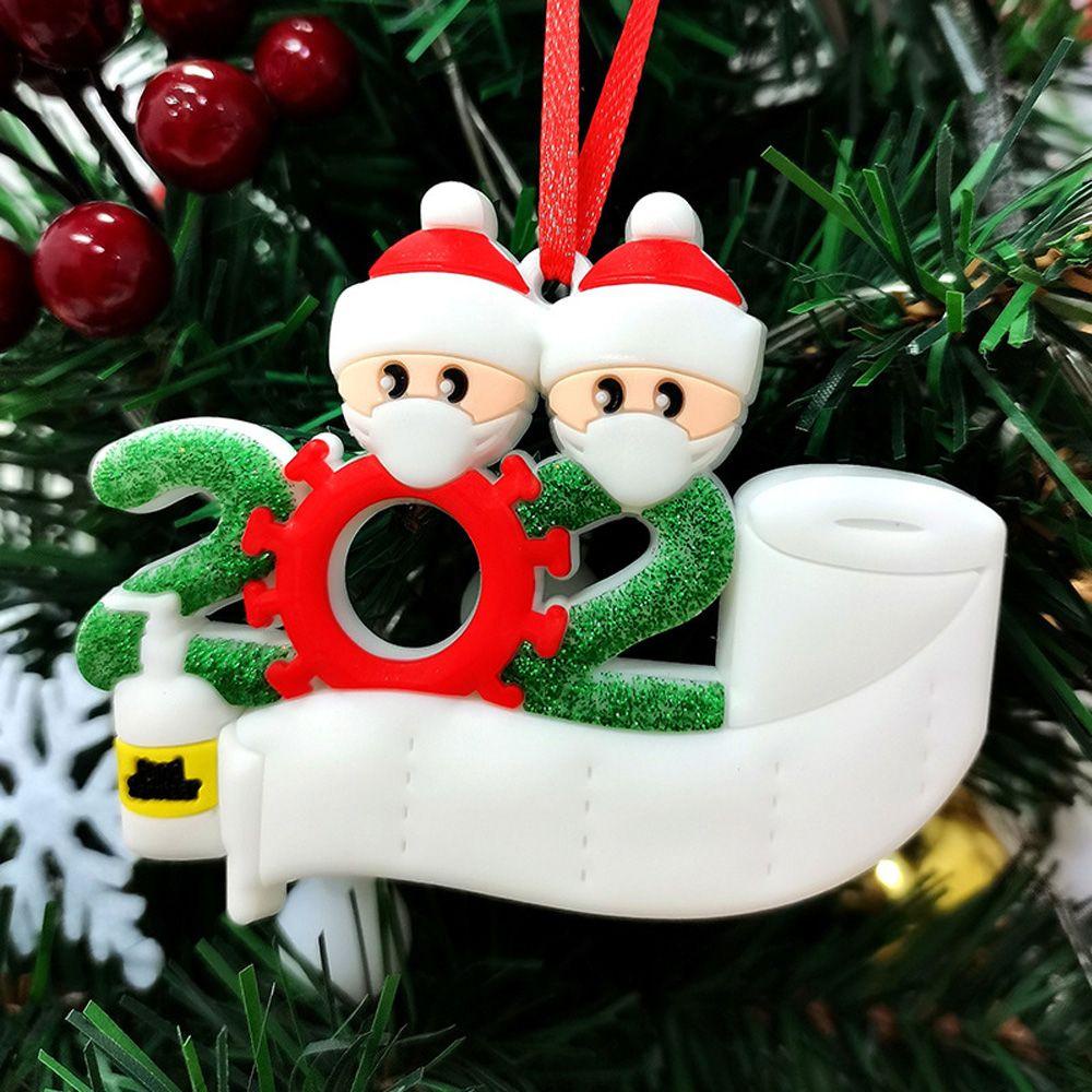 FOREVER Phụ Kiện Treo Cửa Trang Trí Giáng Sinh Bằng Nhựa PVC