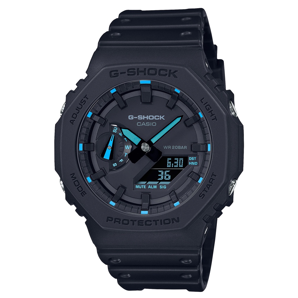 Đồng hồ nam Casio G-Shock GA-2100-1A2 chống va đập, chống nước 200m, hàng chính hãng, bảo hành 05 năm