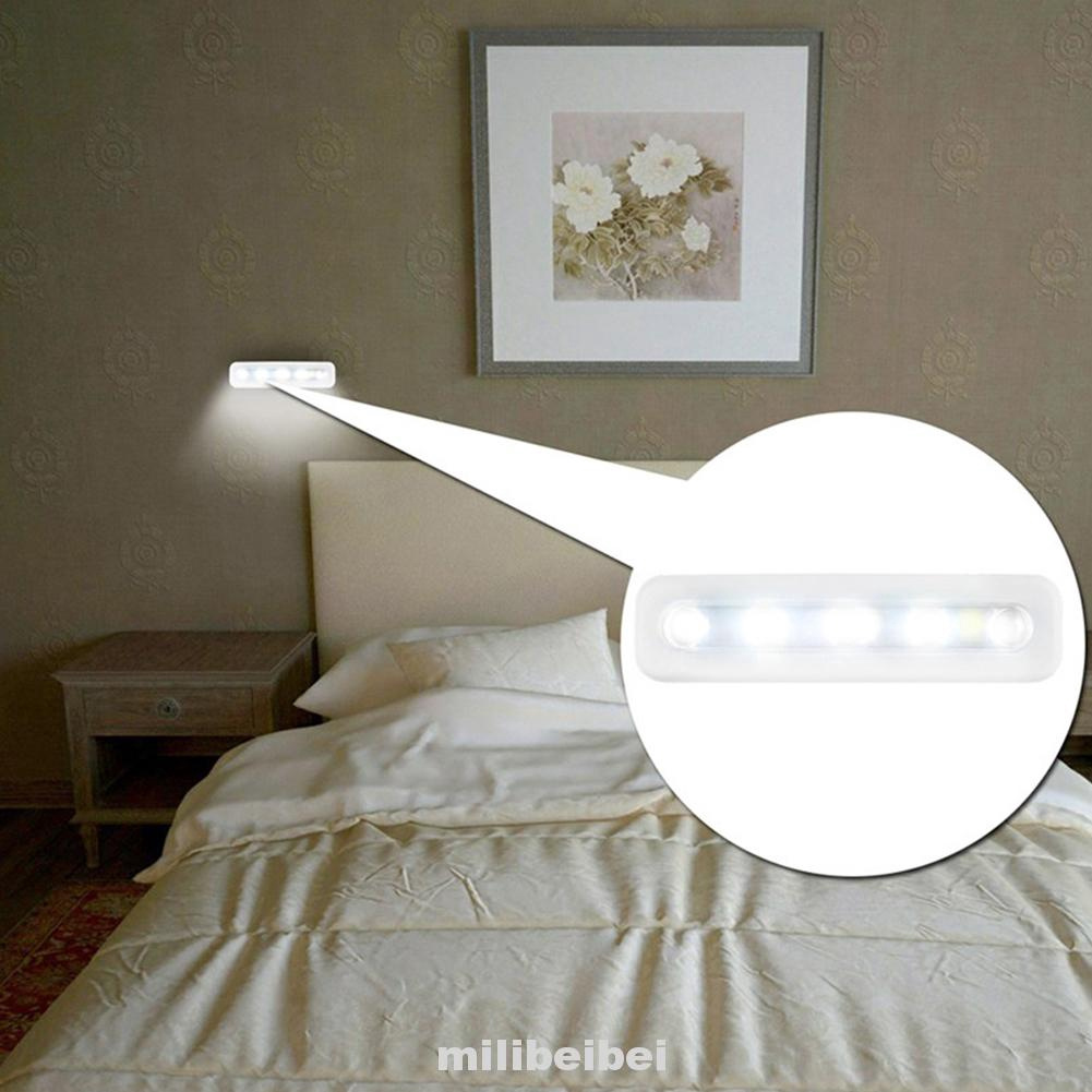 Đèn Led 5 Bóng Mini Không Dây Gắn Tủ Quần Áo