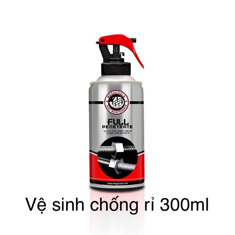 MEGACOOLS - Full Penetrate - DẦU CHỐNG RỈ SÉT 300ml