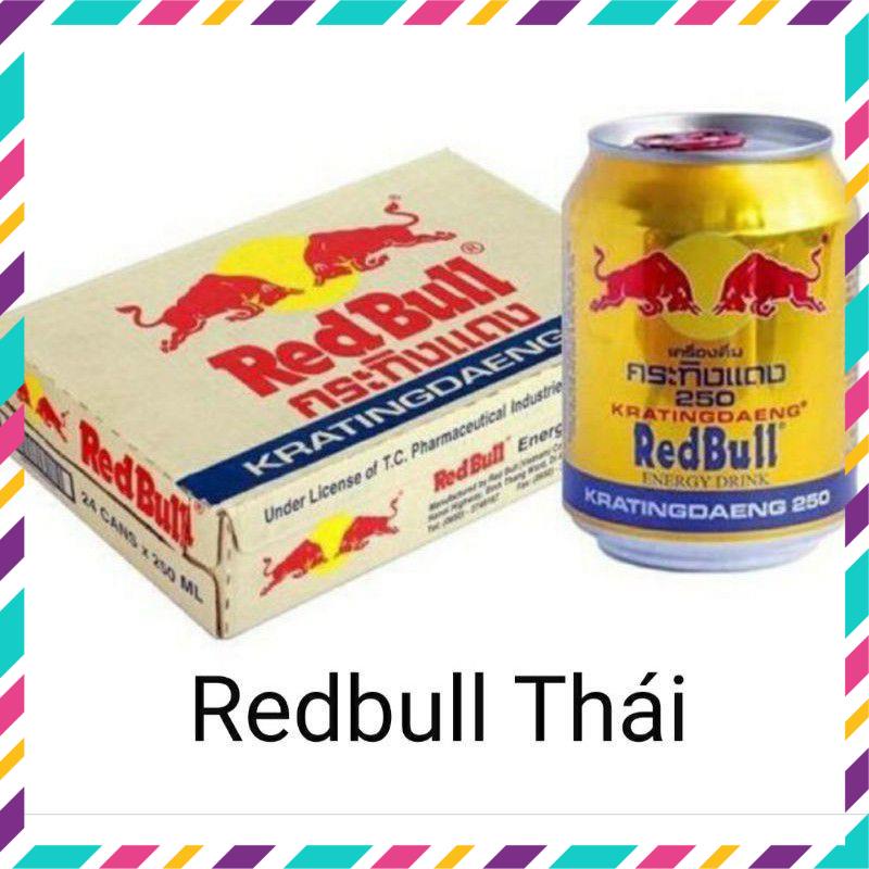 Nước tăng lực Redbull Thái Lan - lon 250ml