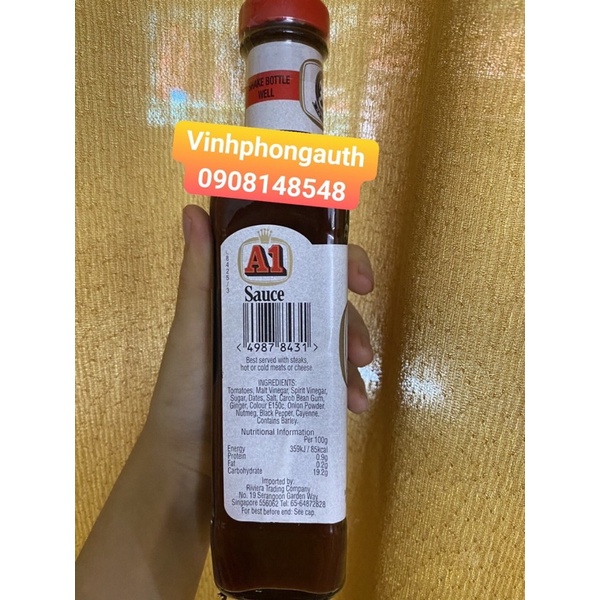 Nước sốt A1 Sauce - Original England 240gr