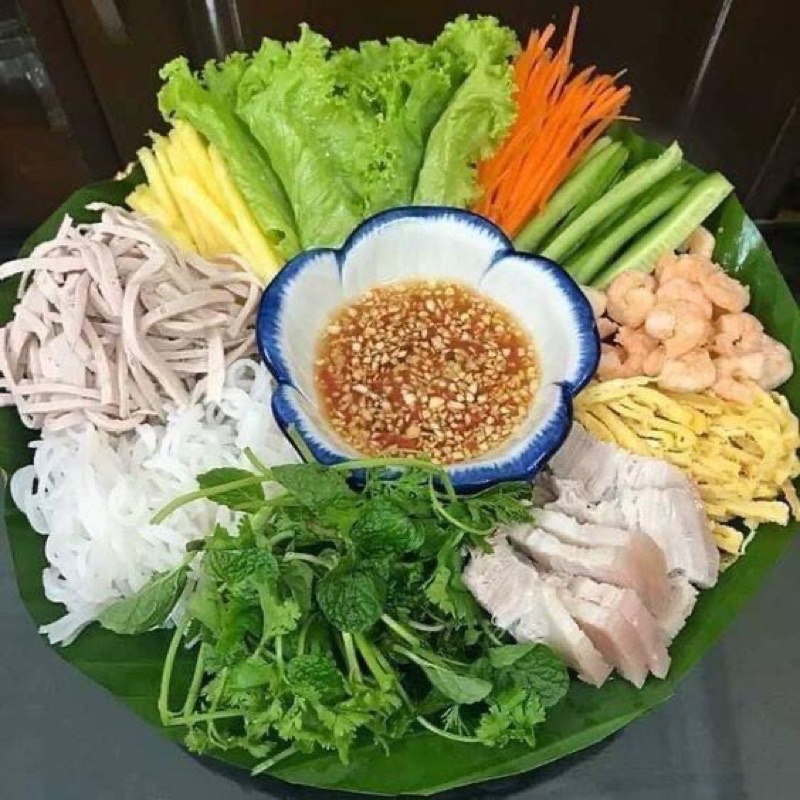 Nem nướng Nha Trang 500gr kèm nước chấm