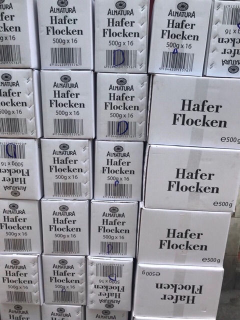 Yến mạch Hafer flocken 500g Đức