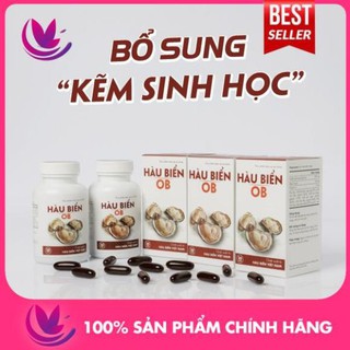[Bộ 2 Hộp] Hàu Biển OB - Hỗ Trợ Tăng Cường Sinh Lý Nam , Tăng Cường Chất Lượng Tinh Trùng - Hộp 30 viên