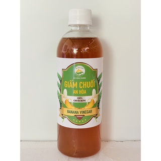 Giấm Chuối An Hoà giấm nuôi tự nhiên từ giấm cái mẹ chai 500ml (HSD 24 tháng)