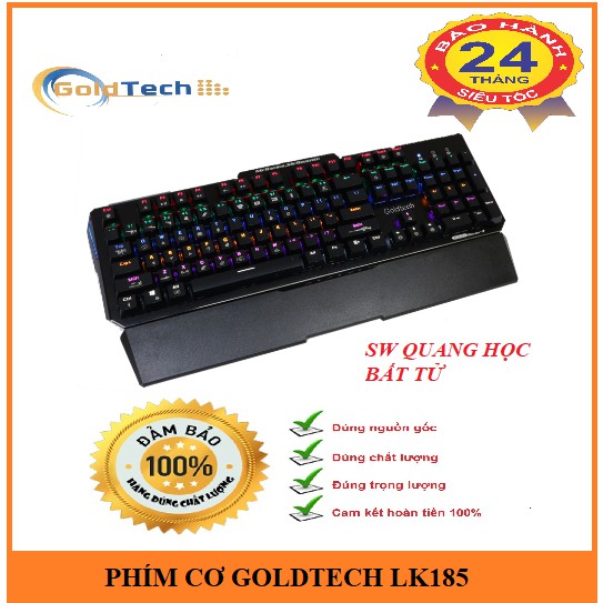 Phím cơ quang học Goldtech LK185 chống bụi, chống nước tuyệt đối