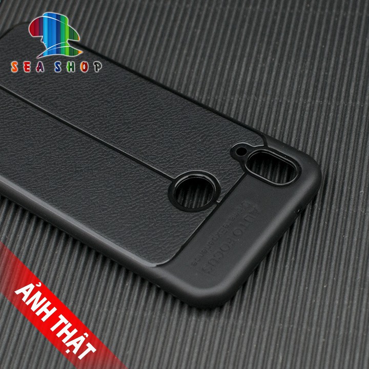 Ốp lưng Huawei Nova 3e vân da loại A