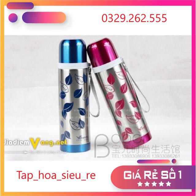 (Rẻ Vô địch) Bình nước giữ nhiệt inox cao cấp 500ml