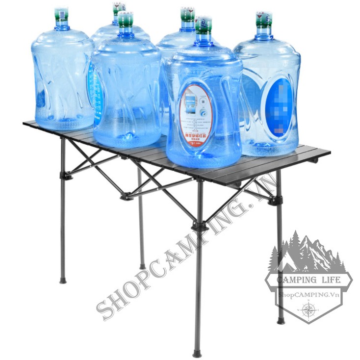 Bàn xếp dã ngoại, cắm trại mặt vân đá cẩm thạch, chịu lực lên đến 120kg | BigBuy360 - bigbuy360.vn