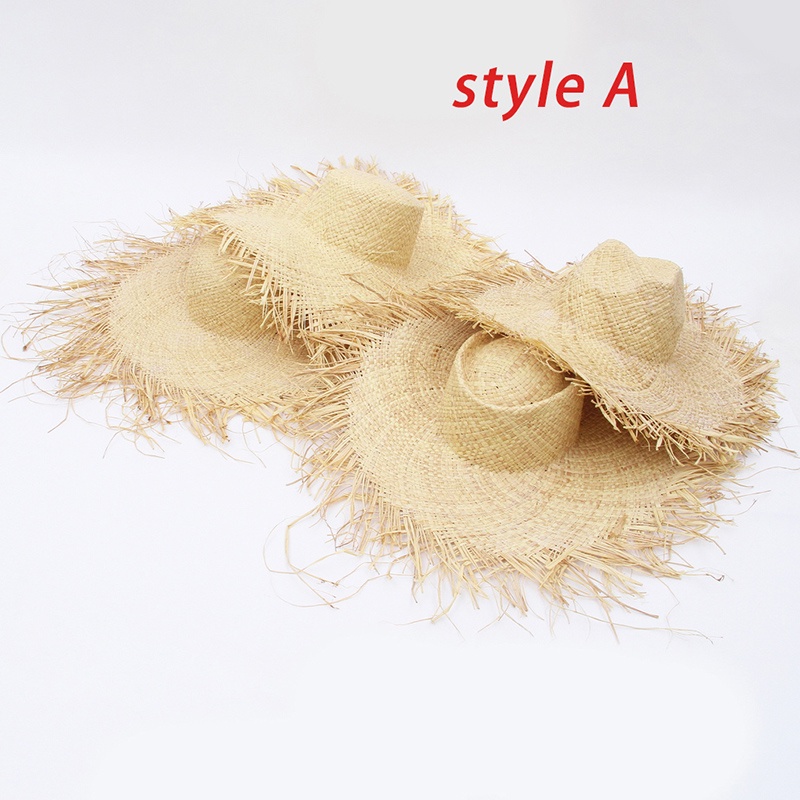 Mũ Cói Rộng Vành Che Nắng Đi Biển Thời Trang Mùa Hè Mới Cho Nữ