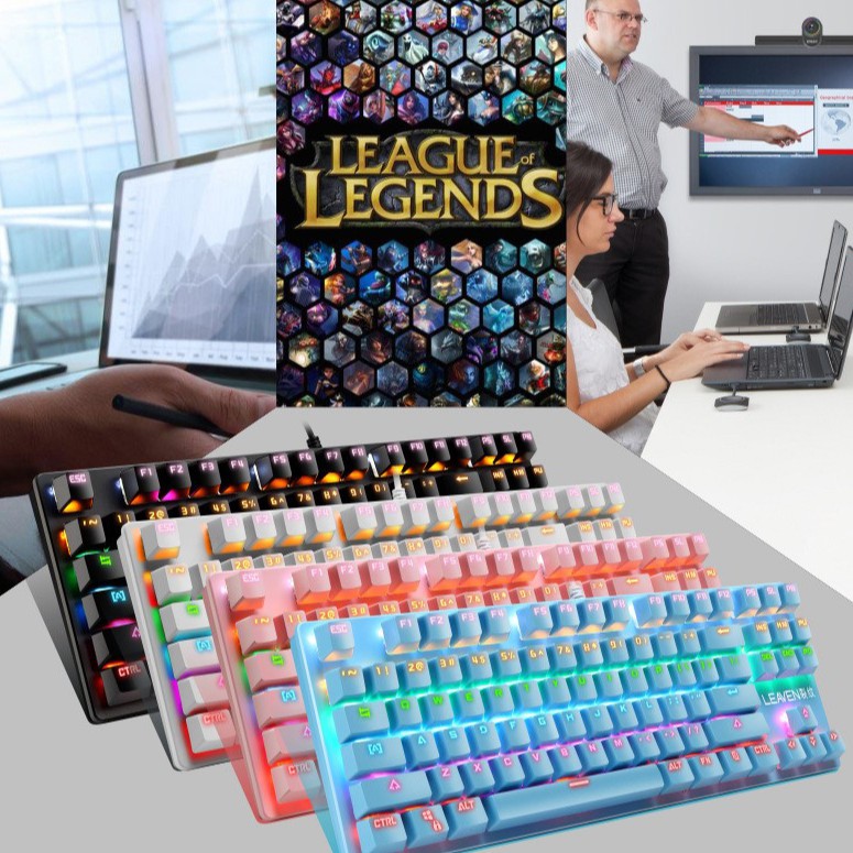 Bàn Phím Cơ Máy Tính K550, Chơi Game Dùng Văn Phòng Cực Đã | BigBuy360 - bigbuy360.vn