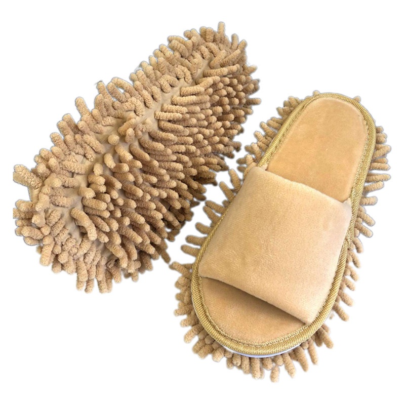 Dép bông lau sàn đi trong nhà tắm mềm mại thiết kế tiện dụng