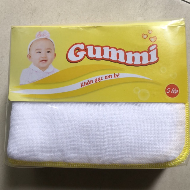 Khăn sữa Gummi 5 lớp cho bé