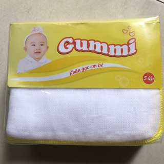 Khăn sữa Gummi 5 lớp cho bé