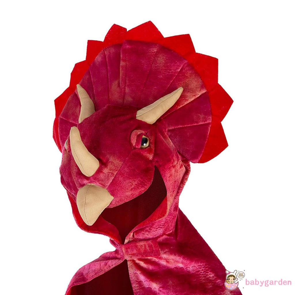 Áo Choàng Có Nón Hóa Trang Khủng Long Cho Bé Trai