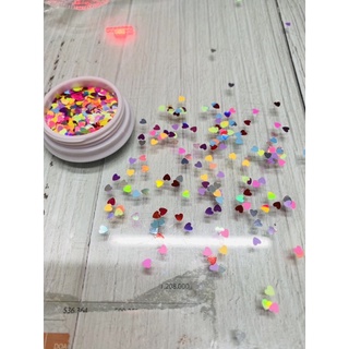 Sequin Hình Bướm Màu Neon Trang Trí Móng