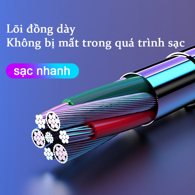 Dây Cáp Sạc Nhanh 1m / 2m Cho Iphone 12 Pro Max 11x8 7 6 Tiện Dụng