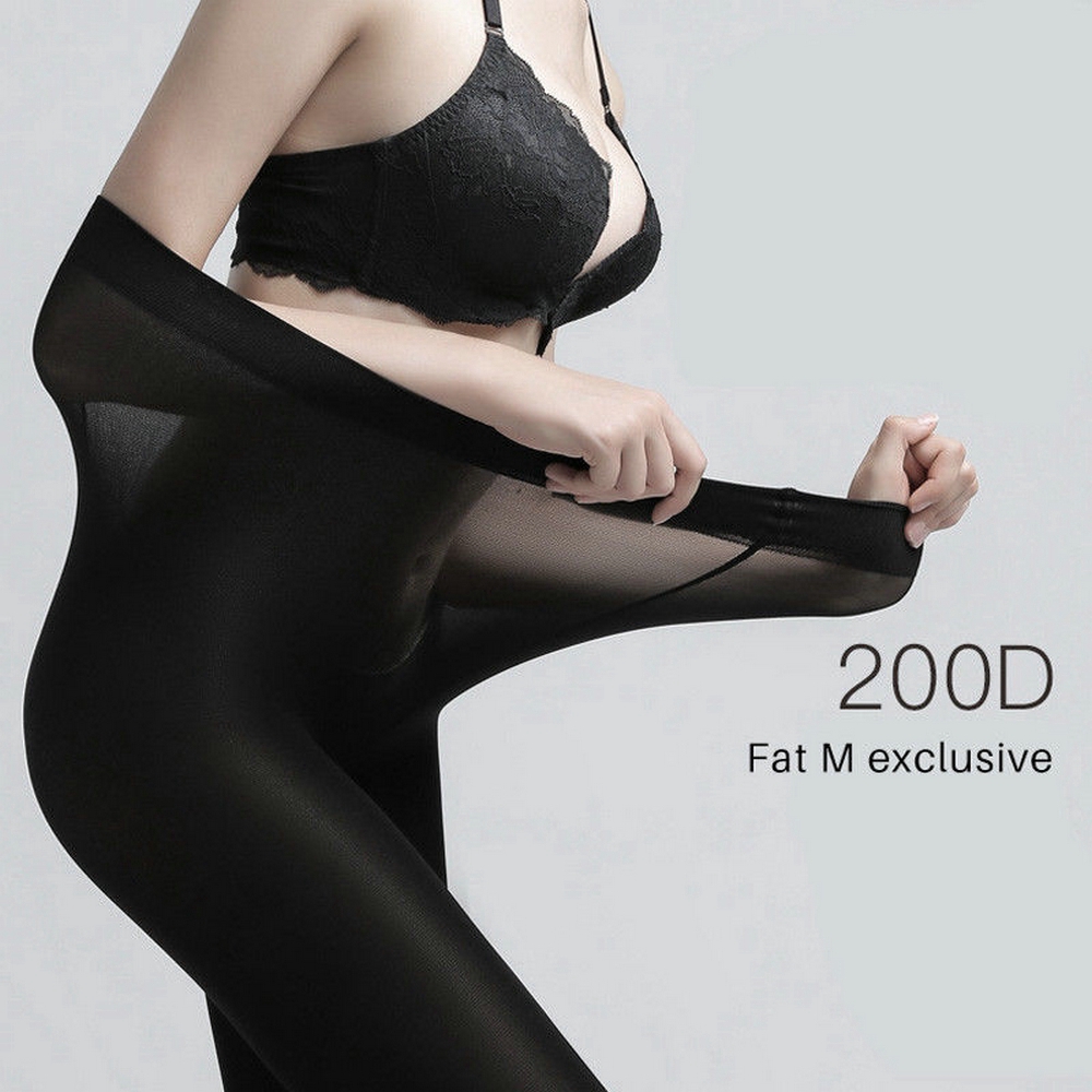 Quần tất co giãn màu trơn ấm áp cho nữ