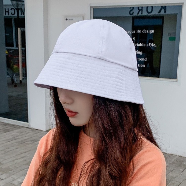 Nón bucket vành cụp ZIMI trơn nhiều màu phong cách Ulzzang Unisex siêu hot