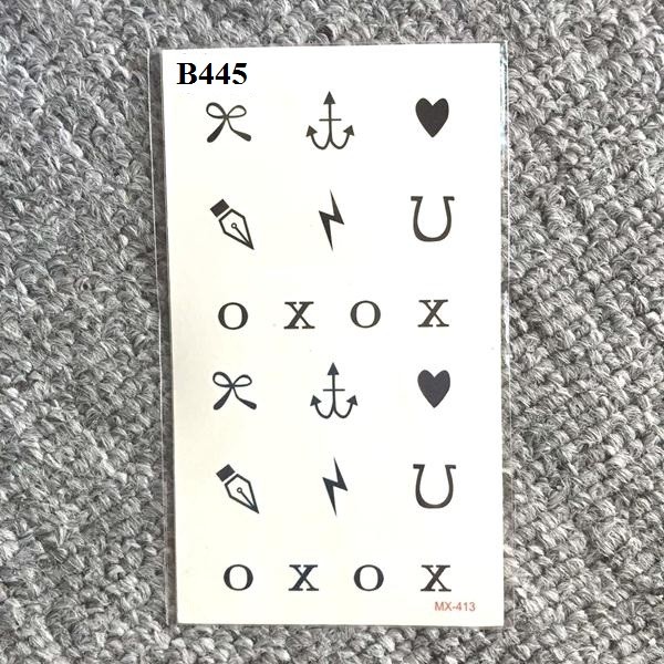 Xăm dán Tattoo nhỏ B445