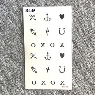Xăm dán Tattoo nhỏ B445