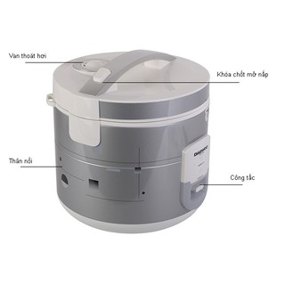 Nồi cơm điện Daewoo dạng cơ 2.2L, DWR-SF801
