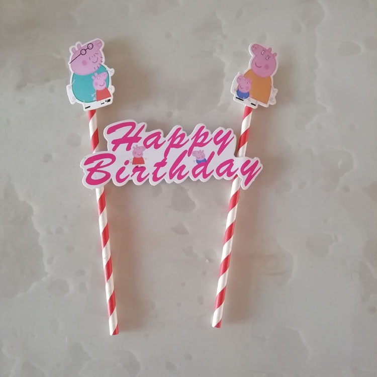 Phụ Kiện Trang Trí Bánh Kem Hình Hoạt Hình Dễ Thương