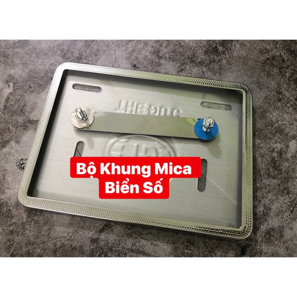 Bộ ốp biển số Titan 7 màu / Inox (khung biển / bảng số 7 màu)