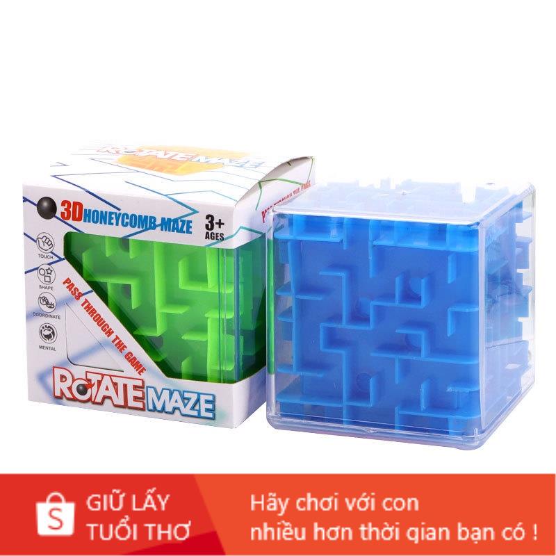 Mê cung 3D rubik lăn bi  cho bé kích cỡ lớn 8*8*8