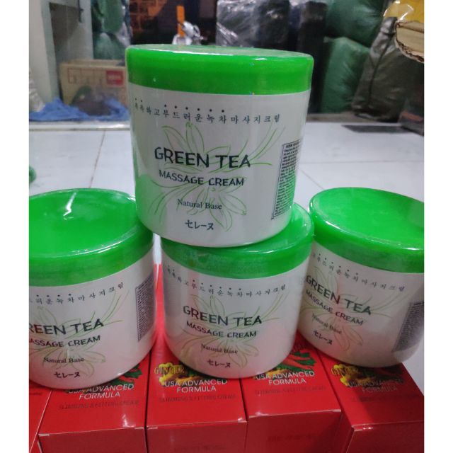 Kem massage tổng hợp trà xanh GREEN TEA MASSAGE CREAM 450ml