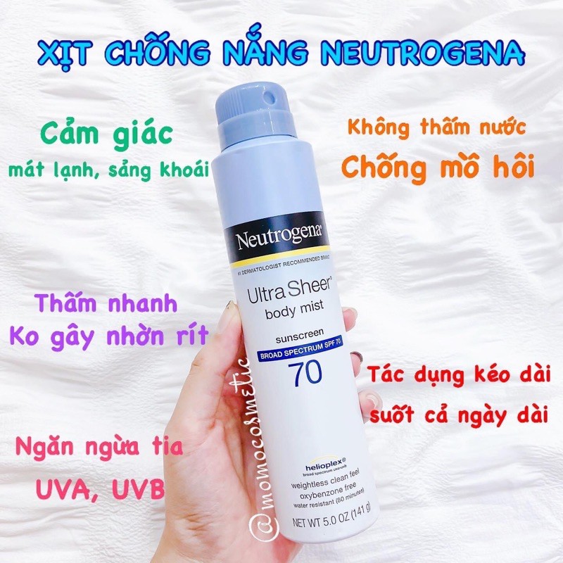 Xịt chống nắng Neutrogena