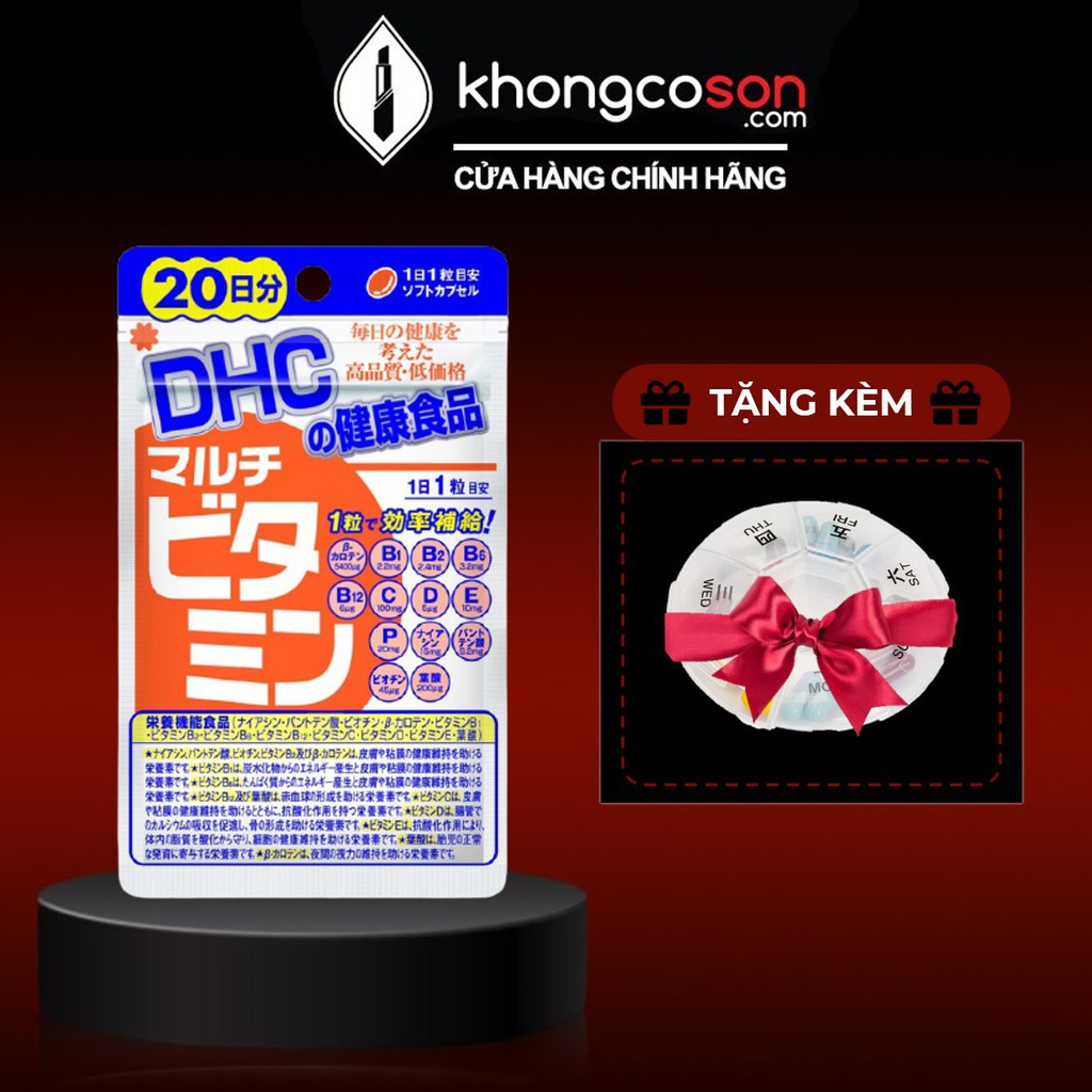 Viên Uống Vitamin Tổng Hợp DHC Bổ Sung Multivitamin Cho Nam, Nữ Và Bé Từ Nhật Bản - Khongcoson | Thế Giới Skin Care