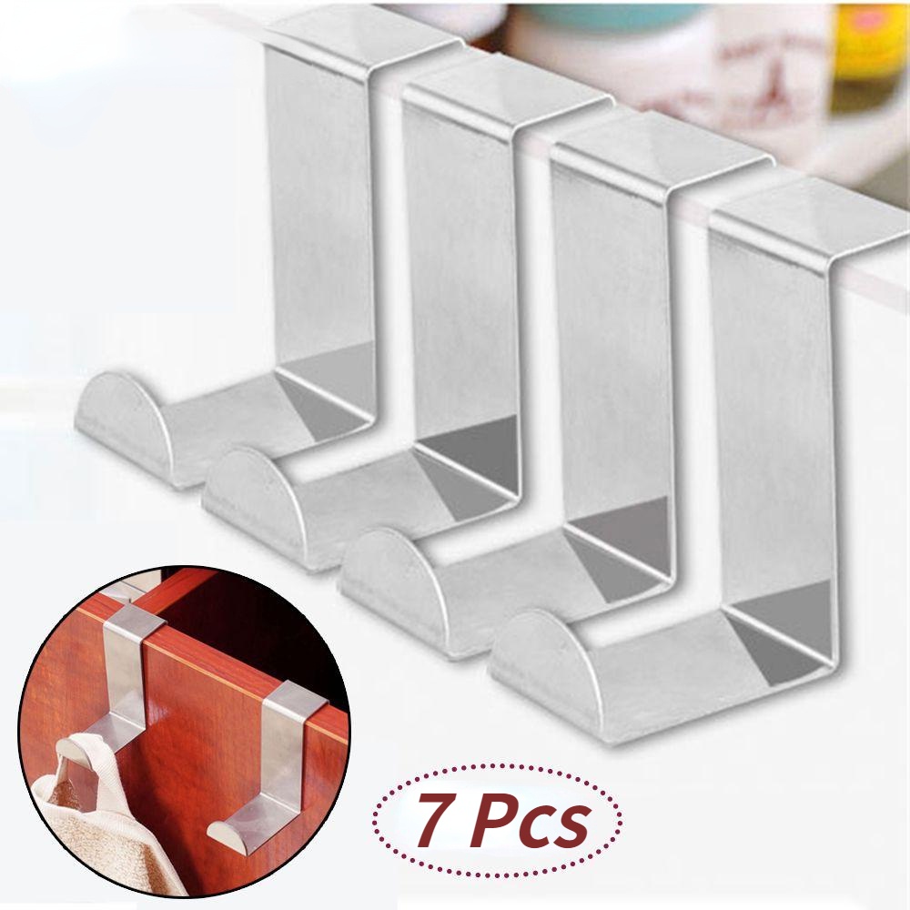 Set 7 Móc Treo Đồ Hình Chữ Z Bằng Thép Không Gỉ Tiện Dụng