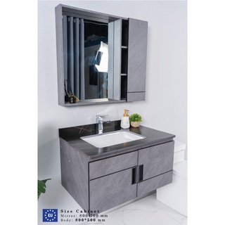 Tủ chậu gương mw d6936