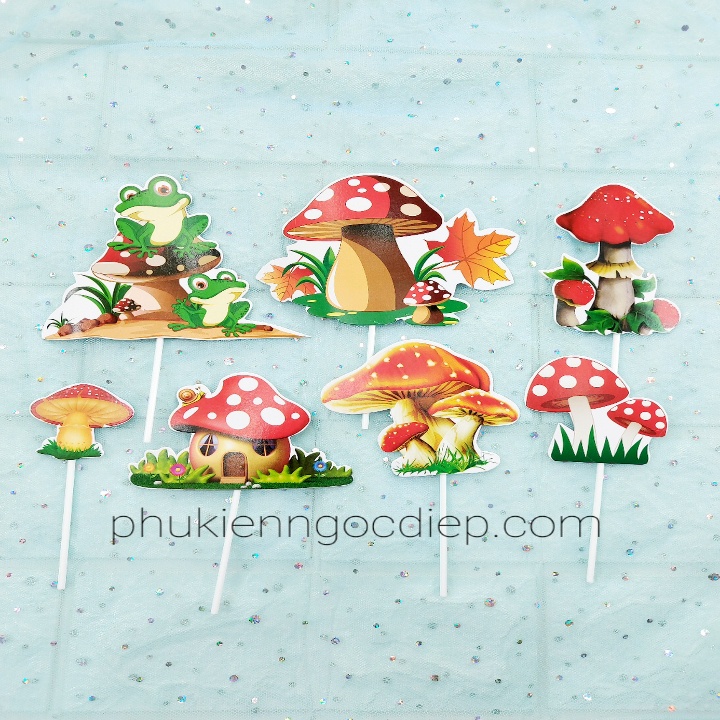 set giấy cây nấm