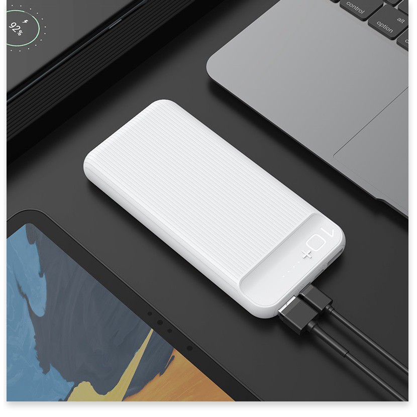 Pin sạc dự phòng Hoco J52 2 cổng ra USB dung lượng 10000mAh có đèn LED hiện thị pin - MrPhukien