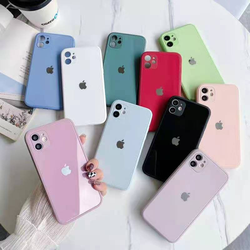 Ốp Lưng Kính Cường Lực Cho Iphone 11 Pro Max X Xs Max 7 8 6 6s Plus