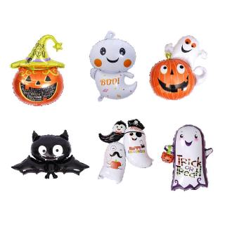 Bong bóng giấy bạc Halloween hình ma , nhện , dùng trang trí lễ hội