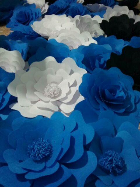 8 bộ rập giấy cánh hoa làm hoa giấy backdrop