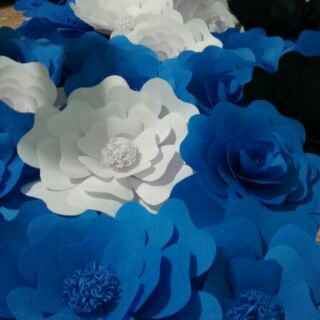 8 bộ rập giấy cánh hoa làm hoa giấy backdrop