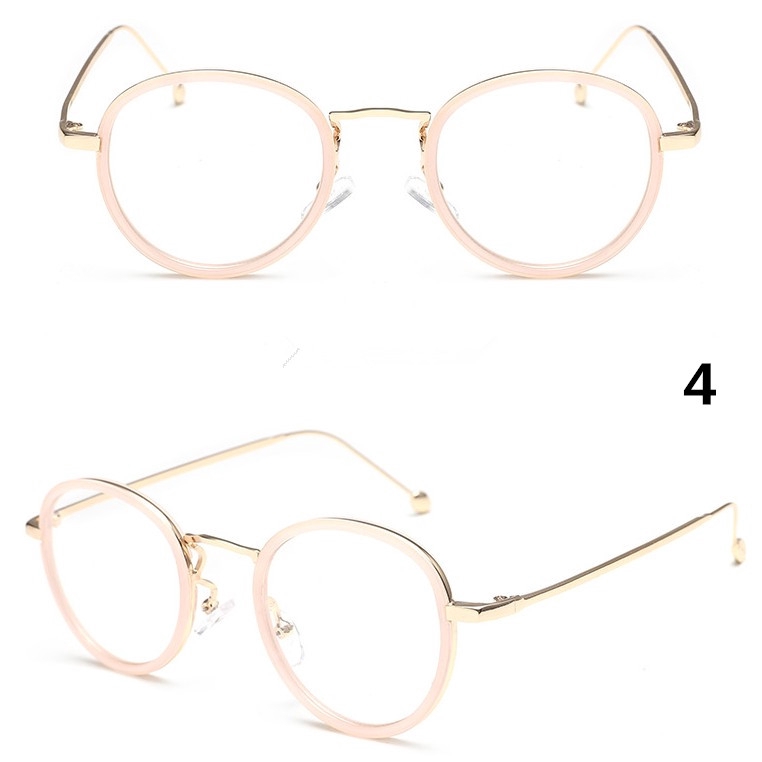 Kính mắt gọng tròn bằng kim loại phong cách retro cho nam nữ | BigBuy360 - bigbuy360.vn