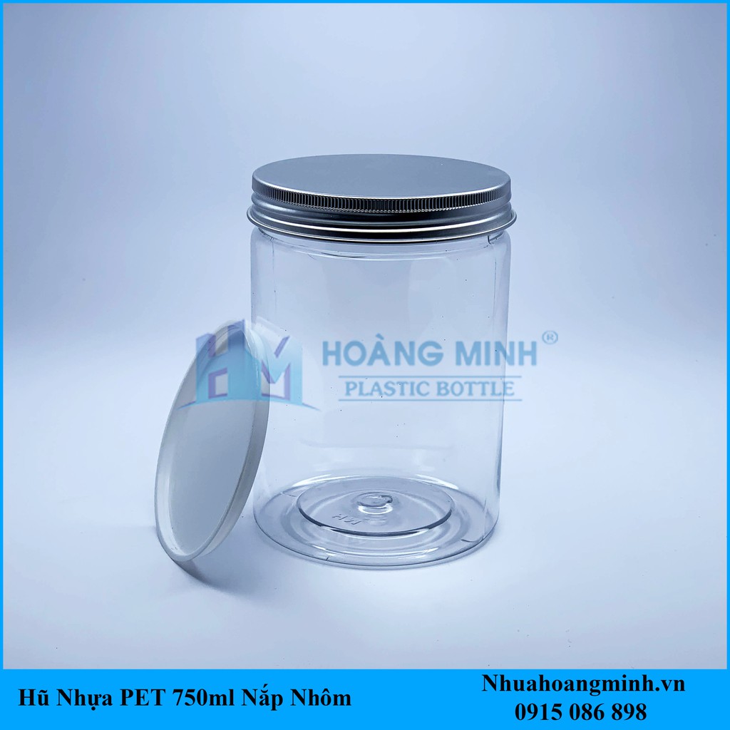 Hũ Nhựa PET 750ml Nắp Nhôm Giá (Sỉ) Xuất Xưởng