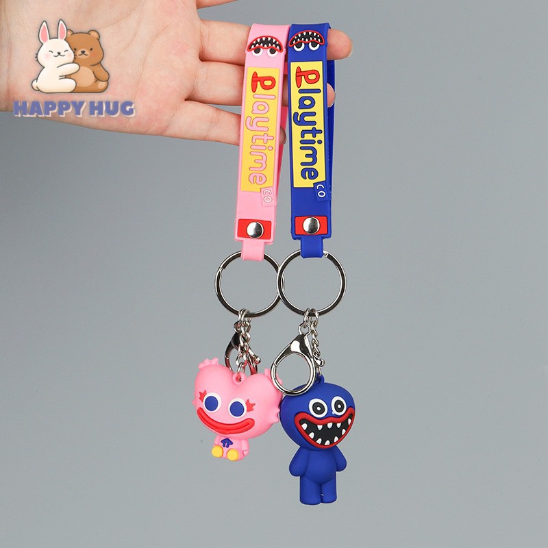 Móc khóa Huggy Wuggy nhân vật trong game Poppy Playtime - Happy Hug