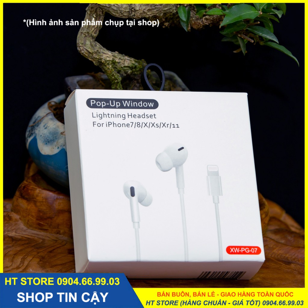 Tai nghe Lightning Headset BLUETOOTH Chính hãng (Tai IPhone X) - bảo hành 6 tháng