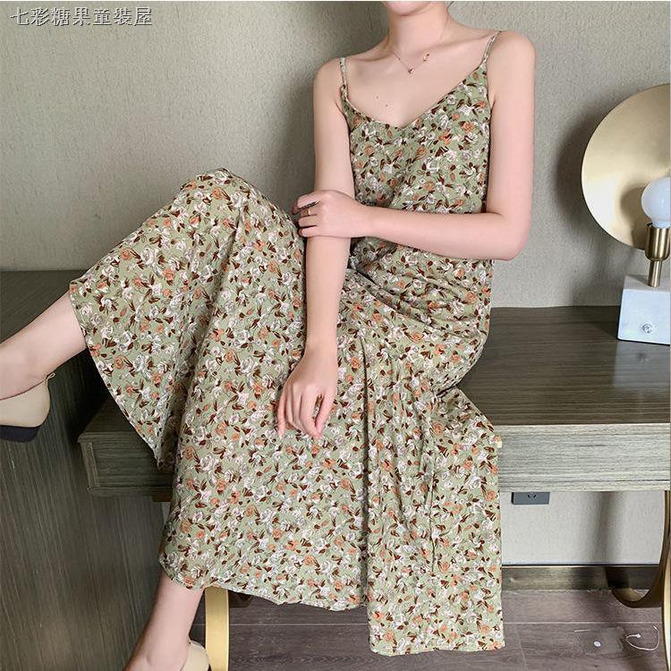 Đầm Maxi Chất Chiffon Hoạ Tiết Hoa Thiết Kế Dáng Rộng Thoải Mái