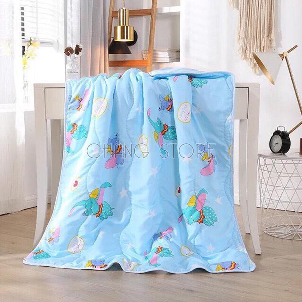 Chăn Đũi Điều Hòa Chất Liệu Cotton Họa Tiết  Dễ Thương Cho Bé